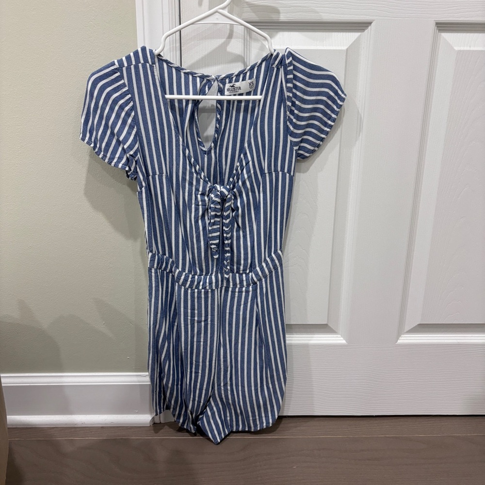 Striped Romper - Hollister
